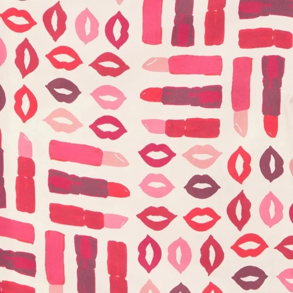 Lipstick Party Silk Square Scarf from KATE SPADE NEW YORK - Picture 2 of 8